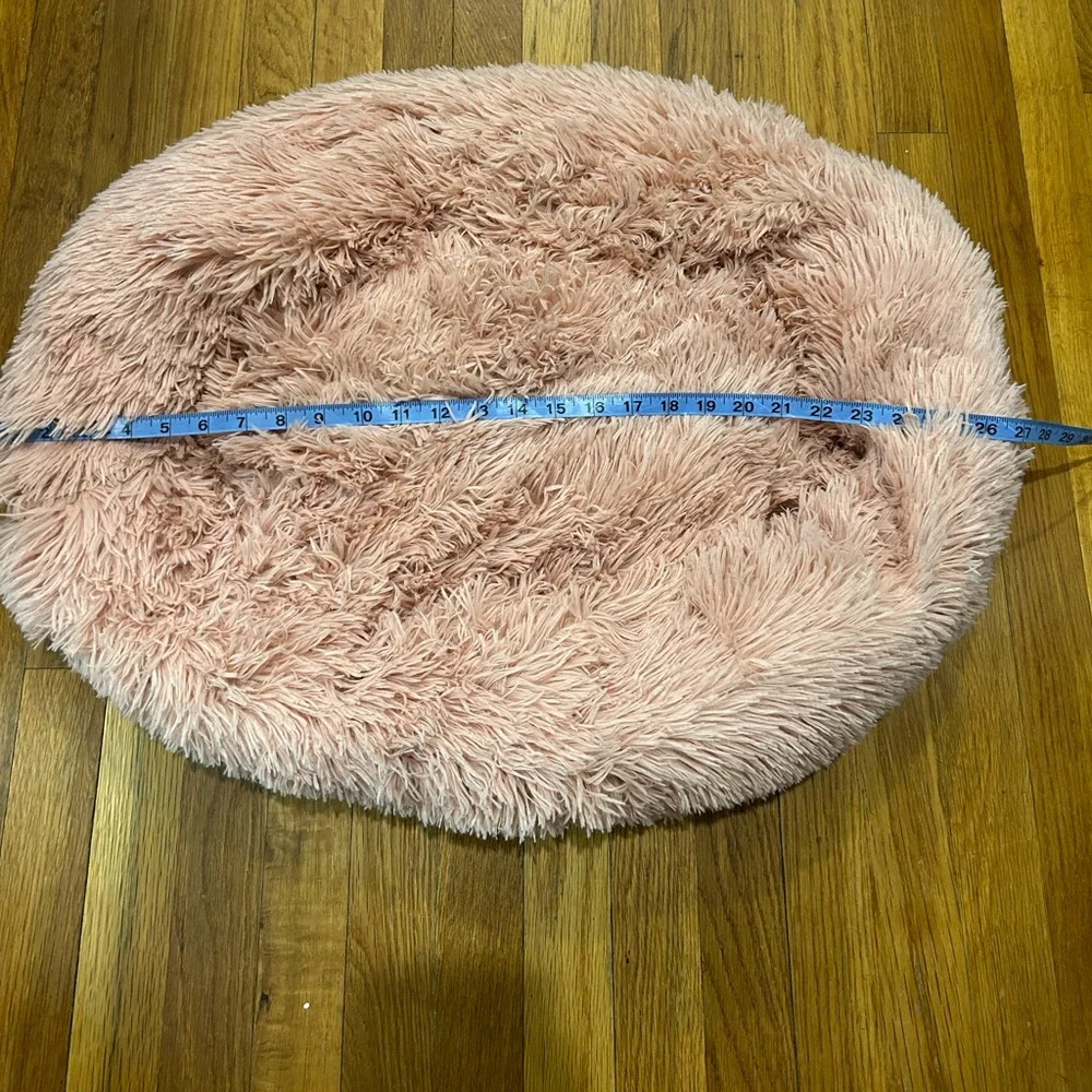 Pink Fluffy Pet Bed SMALL